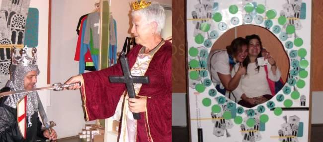 Ir a Imagen Vuelve el photocall  medieval al Centro del Prerrománico Asturiano